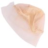 Healifty Lace Wig Cap Glueless Weaving Wig Cap Elastic Breathable Swiss Mesh Net Wig Hairnet With Adjustable Strap For Making Wigs Beige