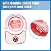 A ABSOPRO Engine Start Stop Button Cover Sticker Kit for Mercedes Benz Red Item Replacement