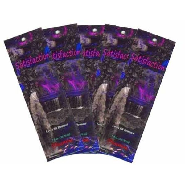 5 Packets of Ultimate Fixation Satisfaction Level 88 Tanning Lotion Bronzer