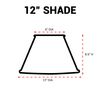 Park Designs Red Metal Willow Shade 12"
