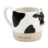 Mud Pie Cow Mug; 12 oz