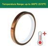 A-SUB 20 Rolls High Temperature Heat Resistant Tape 10mm 108ft Kapton Polyimide
