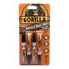 Gorilla Mini Original Waterproof Polyurethane Adhesive, 4 3 Gram Tubes, Brown (1 Pack)