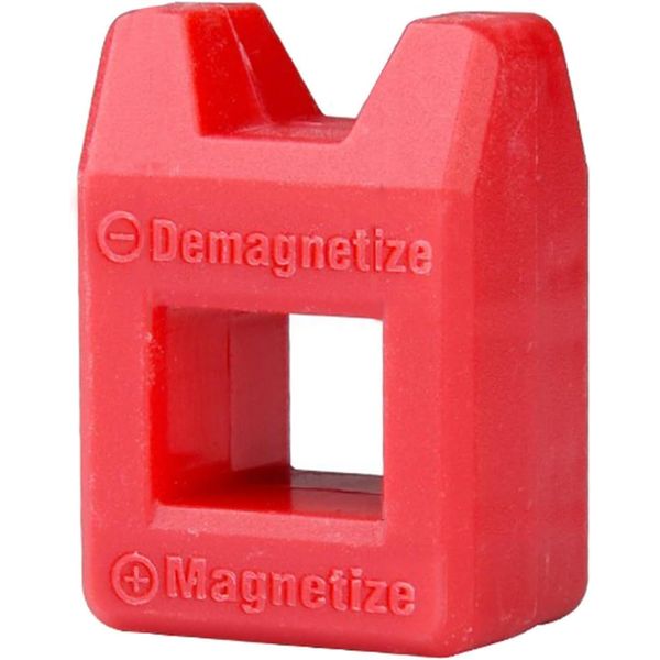 Red Lightweight Magnetizer Demagnetizer for Screwdriver Bits Tips Screw Driver Magnetic Practical Pick Up Tool Screwdriver Magnetizers,Nut Drivers