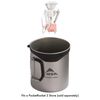 MSR Titan Cup 450ml ONE SIZE SILVER