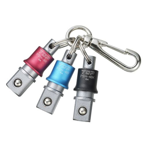 TOP PSH-4BRBKN Impact Socket Holder, Set of 3 Colors, Blue, Red, Black, For Quarters
