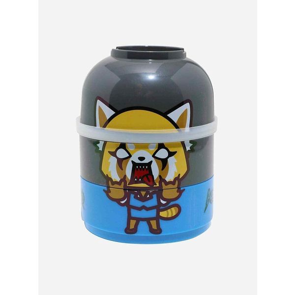 Aggretsuko Anime Bento Box Bowl Set, NEW in BOX Cute Red Panda Hot Topic