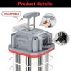 KUKUPPO 80W LED Temporary Work Light 11360lm Linkable Construction Lights 5000K