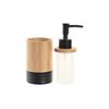 Dosificador Bamboo Polypropylene 7 x 7 x 17 cm Natural