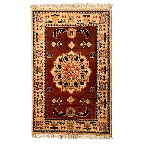 82 x 52 cm | Vintage Handmade Afghan Carpet Door Mat, Small Oriental Wool Rug