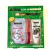 FREEMAN Glow On Masking Kit 5 Pc Kit With Brush NIB/Sealed