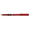 Pilot V7 Rollerball Pen Needle Tip 0.7mm Line 0.5mm Red Ref V702 Pack