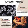 Tattoo Practice Skins - TONBAO 10Pcs Double Sides Practice Skins Tattoo Skins,19*14cm Fake Skin Blank Tattoo Skin for Tattoo Supplies, Beginners and Experienced Tattoo Artists