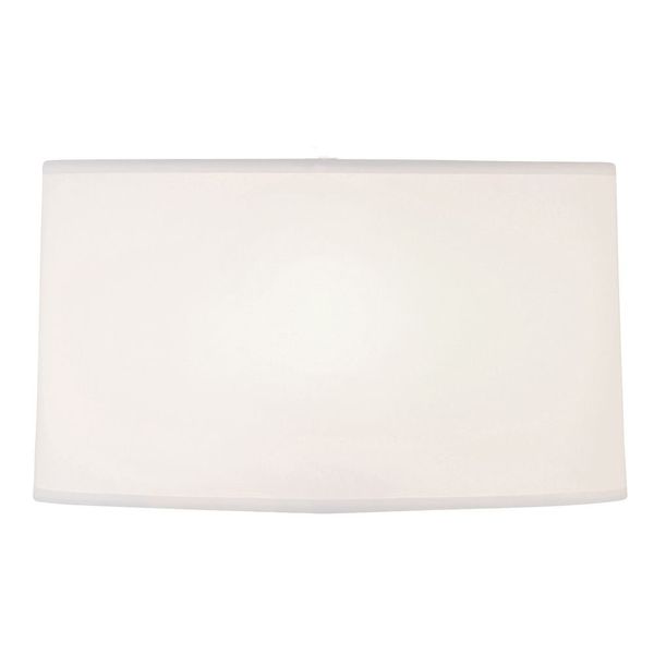 Design Classics Lighting Large White Oval Linen Lamp Shade