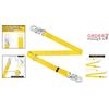 Durable 6FT Tree Climbing Safety Harness - Multipurpose Fall Protection Lanyard