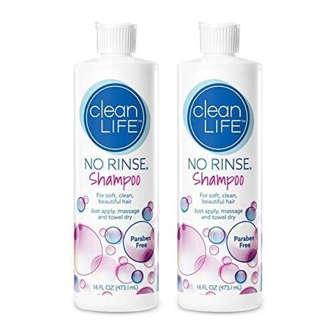 No-Rinse Shampoo, 16 fl oz - Leaves Hair Fresh, Clean and Odor-Free,