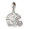 Solid 925 Sterling Silver MeMi Football Helmet Charm Pendant