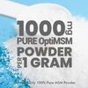 Pure OptiMSM MSM Powder - MSM Supplement - Joint, Skin, Hair, Nails - Kosher, Vegan, Gluten Free, Non-GMO, No Pesticides or Herbicides - 16 oz (Pack of 1)