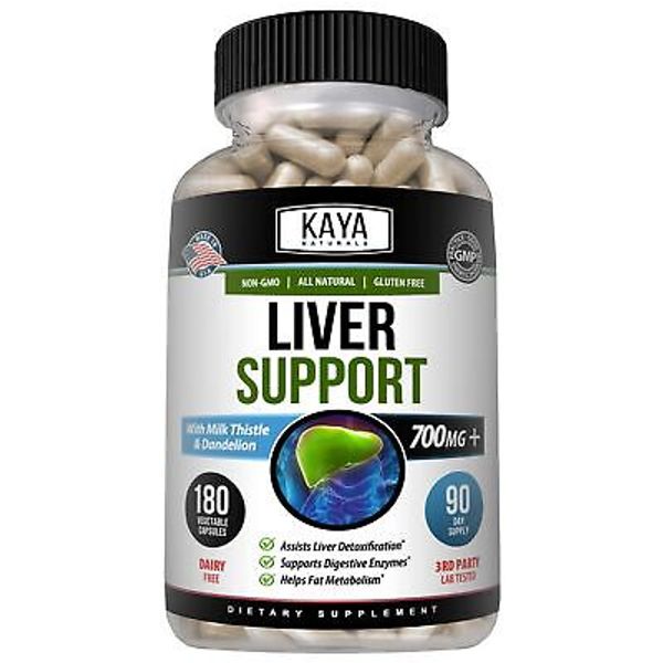 Liver Support | Gut Health Supplements for Women and Men | Milk Thistle and D...