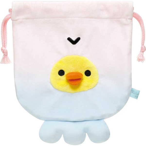 San-x Rilakkuma CA54502 Plush Drawstring Kiiroitori (Jellyfish)