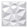 12PCS Decorative 3D Wall Panels Diamond Design Wall Textures Fireproof 12"x12"