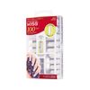 KISS 100 Acrylic Plain Nails (3 PACK, Curve Overlap Tips)