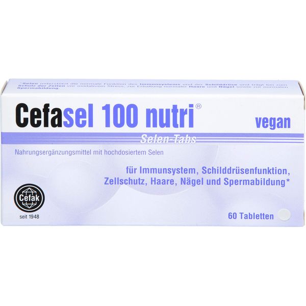 Cefasel 100 nutri Selen-Tabs, 60 pcs tablets