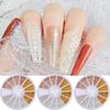 Bullion Parts 3 Sets Nail Parts Ultra Small 3D Nail Art Decoration Metal Nail Design Bullion for Nail Art 0.5mm 0.8mm 1mm 1.2mm Nail Art with Round Case Metal Bullion