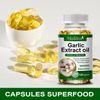 Odorless Garlic Pills 120 Softgels Support Heart Cardiovascular Cholesterol