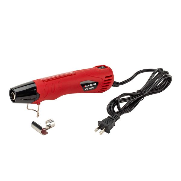 Master Appliance EC-MINI Heat Gun for Crafts, Shrink Wrap, Heat Shrink Tubing, Wire Connectors, Electrical Connectors, Epoxy Resin, Candle Making Heatgun, Embossing Hot Air Gun w/Heat Shrink Reflector