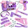 Kids Tool Set with Toy Drill, Toy Tool Box, Construction Tools, Pretend Play ...