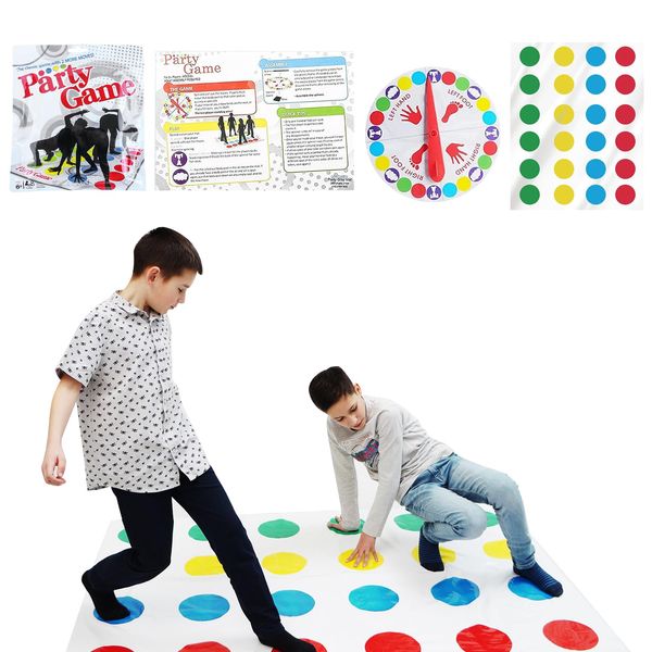 Beylos Balance Floor Play Mat Party Games Set,Funny Family Interactive Games for Kids Indoor Outdoor Team Game Fun Make Party Games For Adults Fun To Spend Fun Time