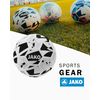 JAKO Trainingsball Contrast, weiß/schwarz, 5