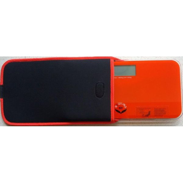 NewlineNY Travel Protection Sleeve for 700 Series Mini Bathroom Scale, Red-Orange (Case Only, No Scale); Also fit for Asus, Lenovo Bluetooth Keyboard Case