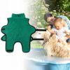 EliteKoopers1Pcs Green Small Quick Drying Microfiber Dog Cat Absorbent Bathrobe Bath Towel Sleeping
