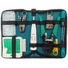 9-in-1 Network Toolkit: RJ45 Ethernet Crimper, Krone PunchDown, Cable Tester
