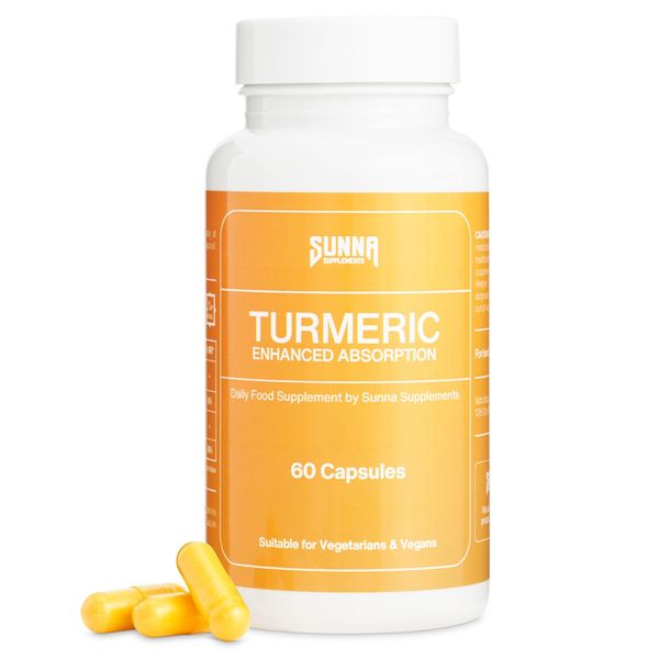 Sunna Supplements Turmeric 60's (150ml White)
