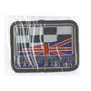 HKM 10290431 Patches, Fabric, Red/Blue/Grey, One Size