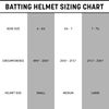 CHAMPRO mens Legend Plus HX Batting Helmet, Black, White, Medium US
