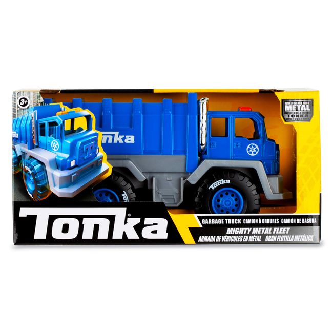 Basic Fun Tonka - Mighty Metal Fleet Garbage Truck