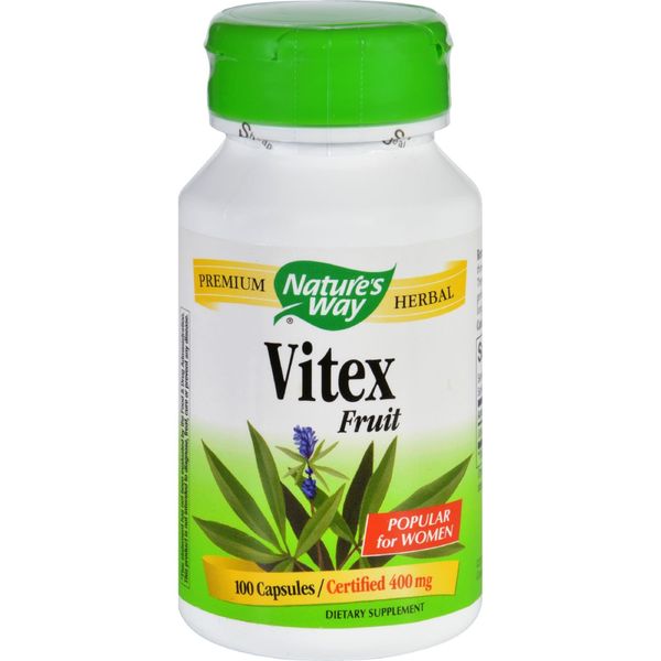 Nature's Way Vitex Fruit - 400 mg - 100 Capsules