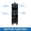 A ABSOPRO Power Window Switch No.83071SC080 Front Left Driver Side Window Control Switch for Subaru Forester 2007-2012 Black