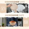 AdvntrPro Camping Dinnerware Set with Travel Bag (Beige)