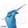 6 Pcs Spoon Excavator #19 Double Ended Blue Titanium Coated Dental Instruments