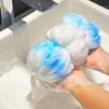 Loofah Sponge Luffas Shower Puff Pouf Ball Exfoliating Body Back Scrubber for Men&Women(3-Pack)