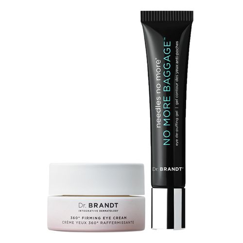 Dr. Brandt Truly Eye Opening Duo - Includes No More Baggage (0.5 oz) & 360° Firming Eye Cream (0.5 oz)