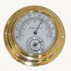 4-inch Dial Brass Case Thermometer Hygrometer -20°C ~ 50°C Wall Mounted
