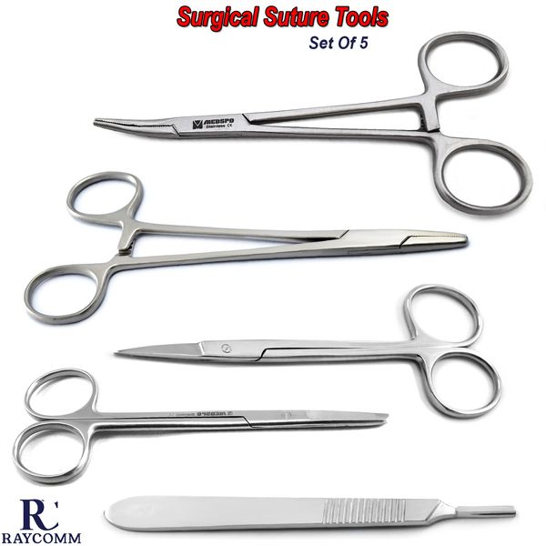 Suture Practice Kit Surgical Training Tools Medical Surgery Instruments Vets CE