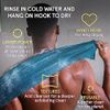 Cleanlogic Body Exfoliating Cloth, Stretchy Sport Exfoliator Bath and Shower Washcloths Ideal for Post-Workout Cleanse, Daily Skincare Tool, 3 Count Value Pack
