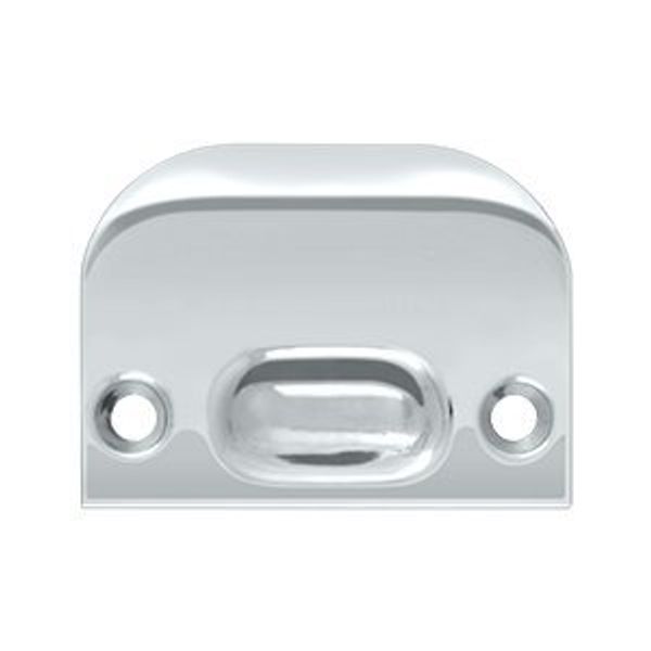 Full Lip Strike Plate - Bright Chrome - Solid